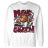 High White Team Red 1s Sweatshirt Match BER Break Chain - NastyJamz