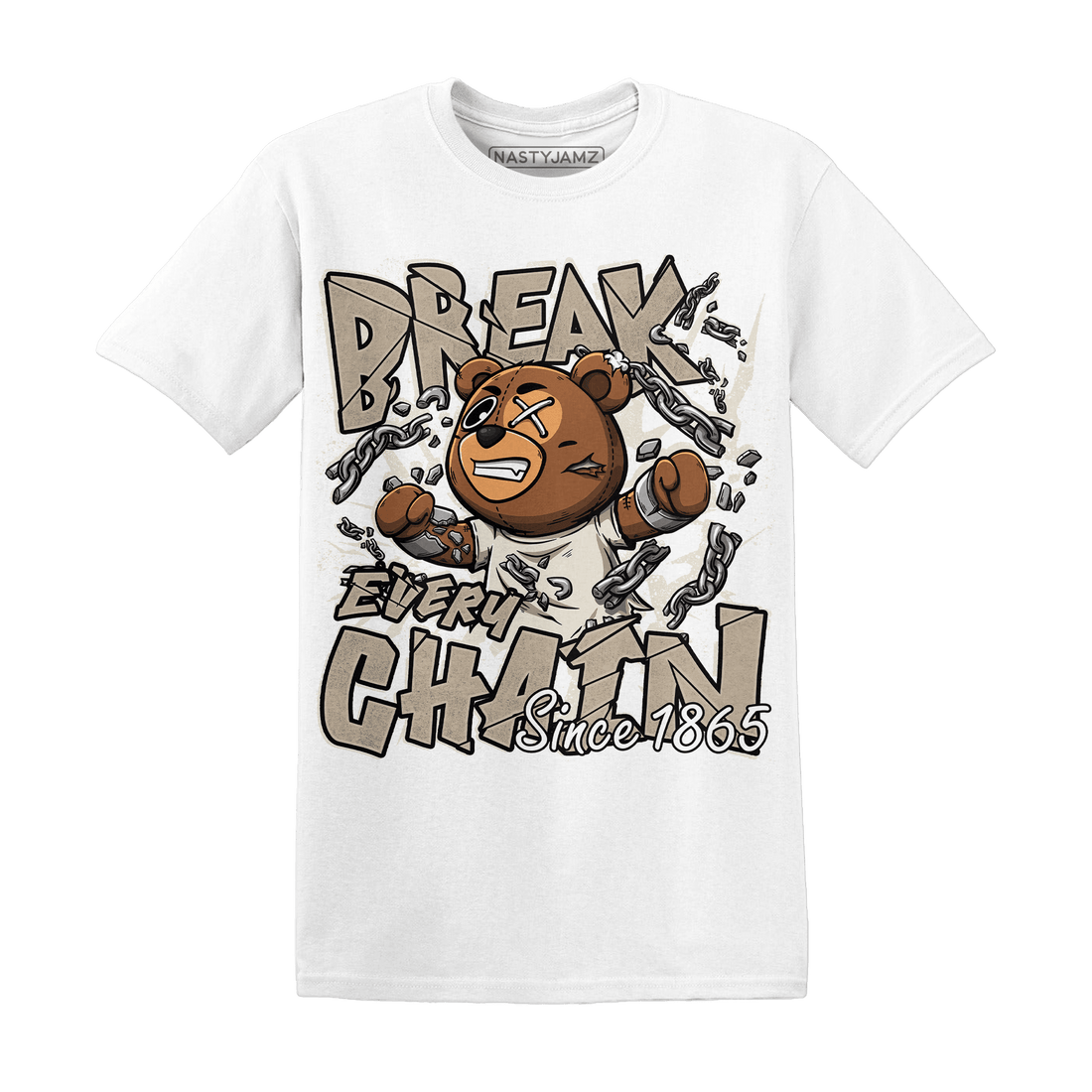 Latte 1s T Shirt BER Break Chain - NastyJamz