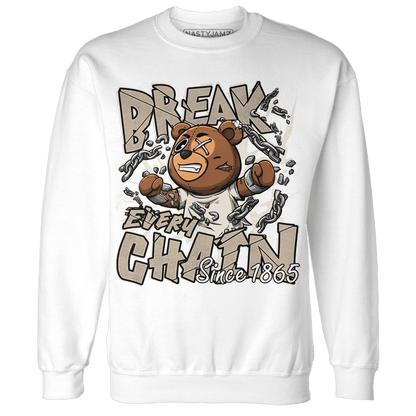 Latte 1s Sweatshirt Match BER Break Chain - NastyJamz