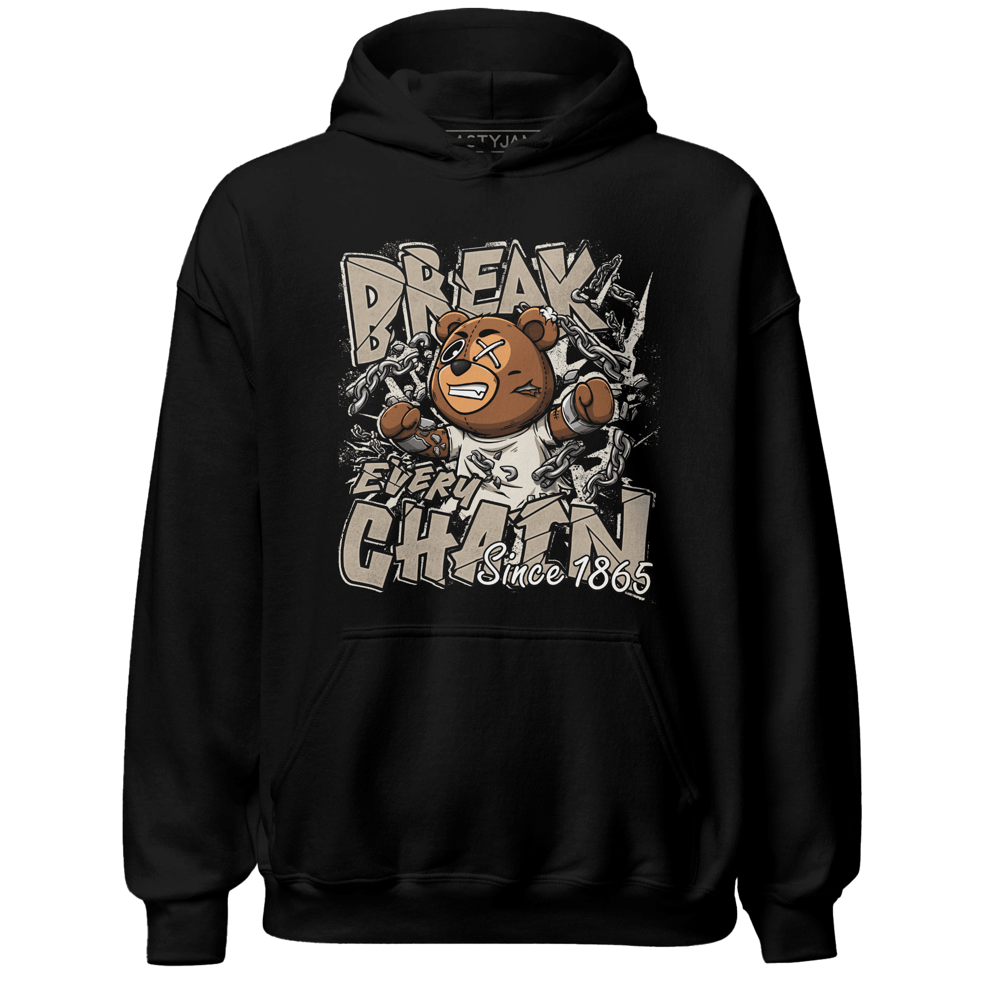 Latte 1s Hoodie Match BER Break Chain - NastyJamz