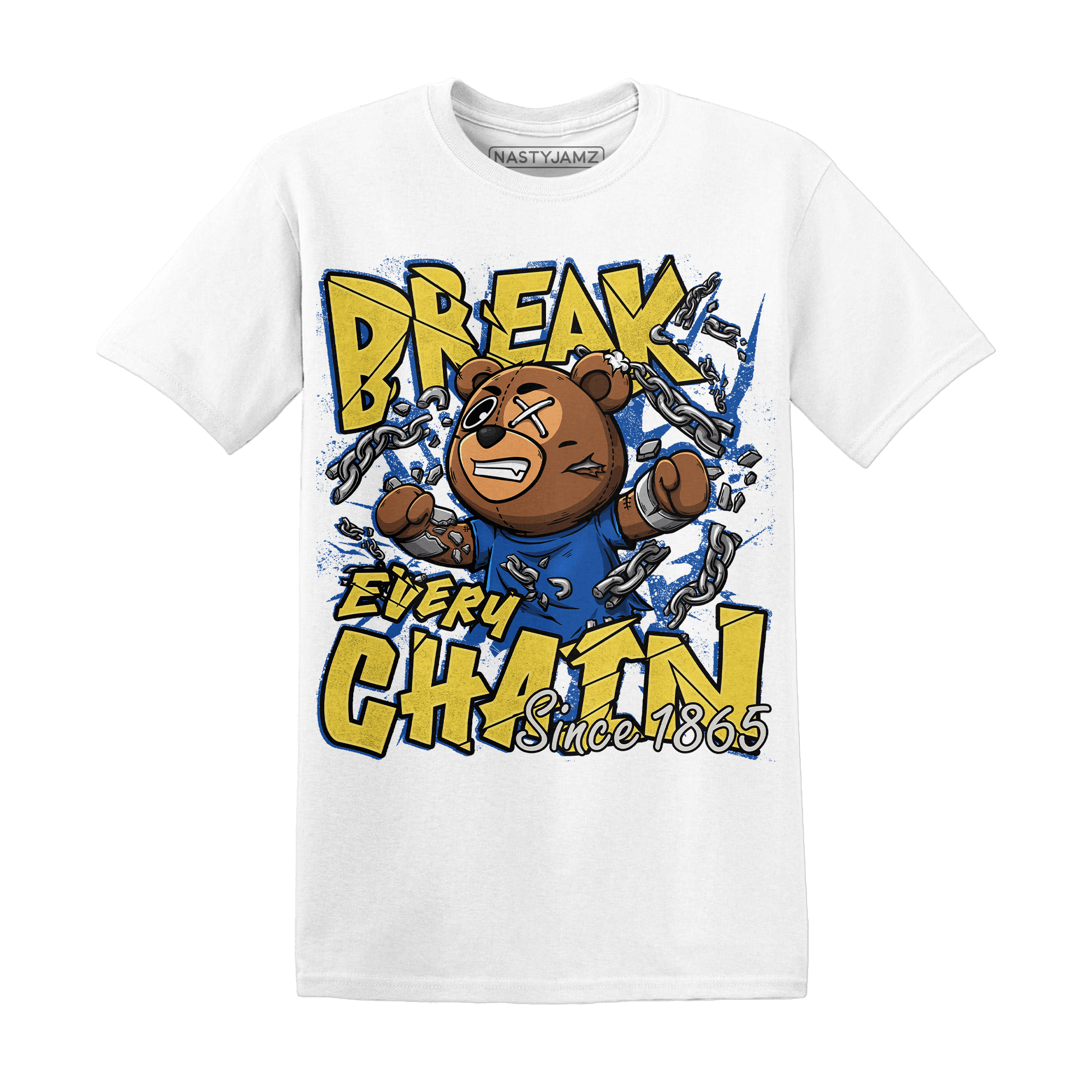 Low OG Canary TVSC 1s T Shirt Match BER Break Chain - NastyJamz