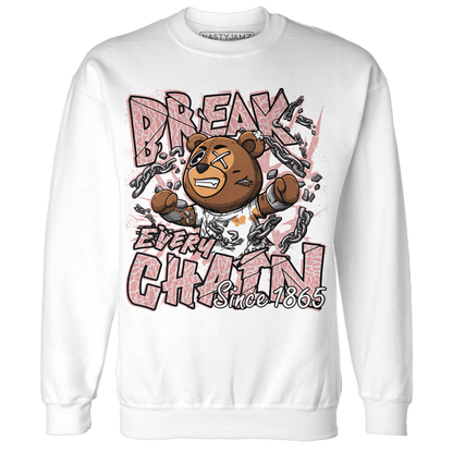 Red Stardust 3s Sweatshirt Match BER Break Chain - NastyJamz