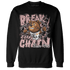 Red Stardust 3s Sweatshirt Match BER Break Chain - NastyJamz