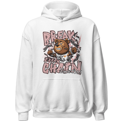 Red Stardust 3s Hoodie Match BER Break Chain - NastyJamz