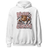 Red Stardust 3s Hoodie Match BER Break Chain - NastyJamz