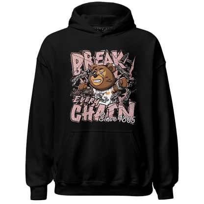 Red Stardust 3s Hoodie Match BER Break Chain - NastyJamz