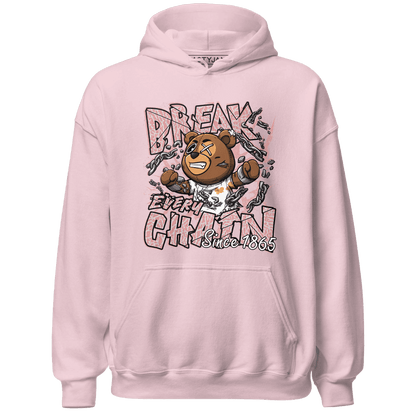Red Stardust 3s Hoodie Match BER Break Chain - NastyJamz