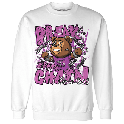 GS Hyper Violet 4s Sweatshirt Match BER Break Chain - NastyJamz