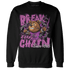GS Hyper Violet 4s Sweatshirt Match BER Break Chain - NastyJamz