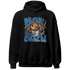Industrial Blue 4s Hoodie Match BER Break Chain - NastyJamz