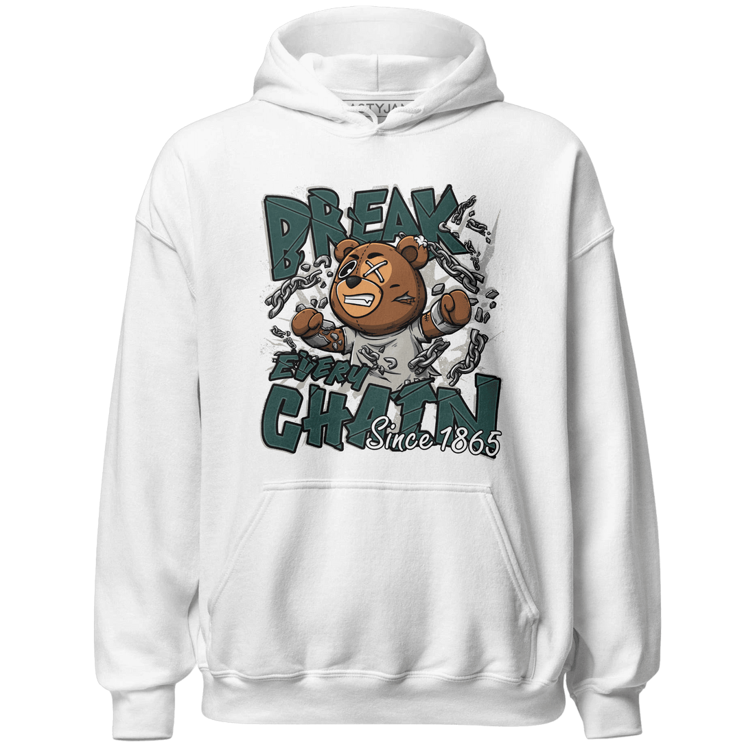 Oxidized Green 4s Hoodie Match BER Break Chain - NastyJamz