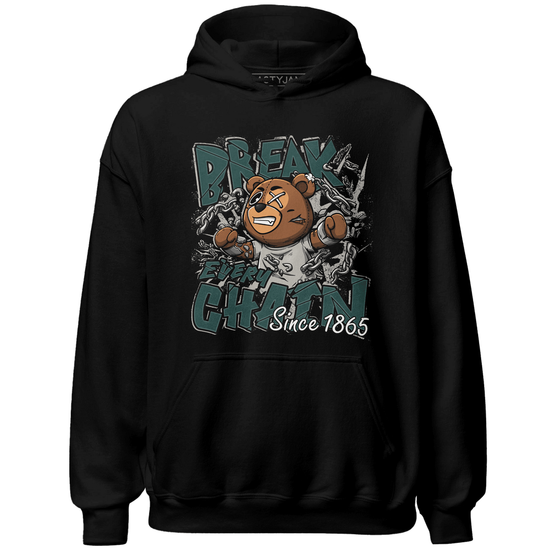 Oxidized Green 4s Hoodie Match BER Break Chain - NastyJamz