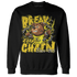 Vivid Sulfur 4s Sweatshirt Match BER Break Chain - NastyJamz
