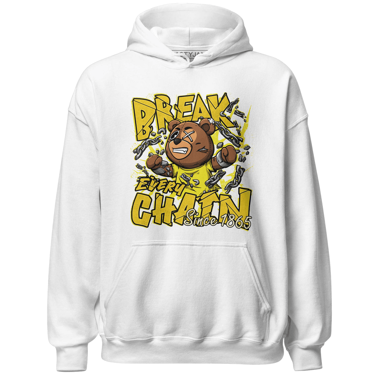 Vivid Sulfur 4s Hoodie Match BER Break Chain - NastyJamz