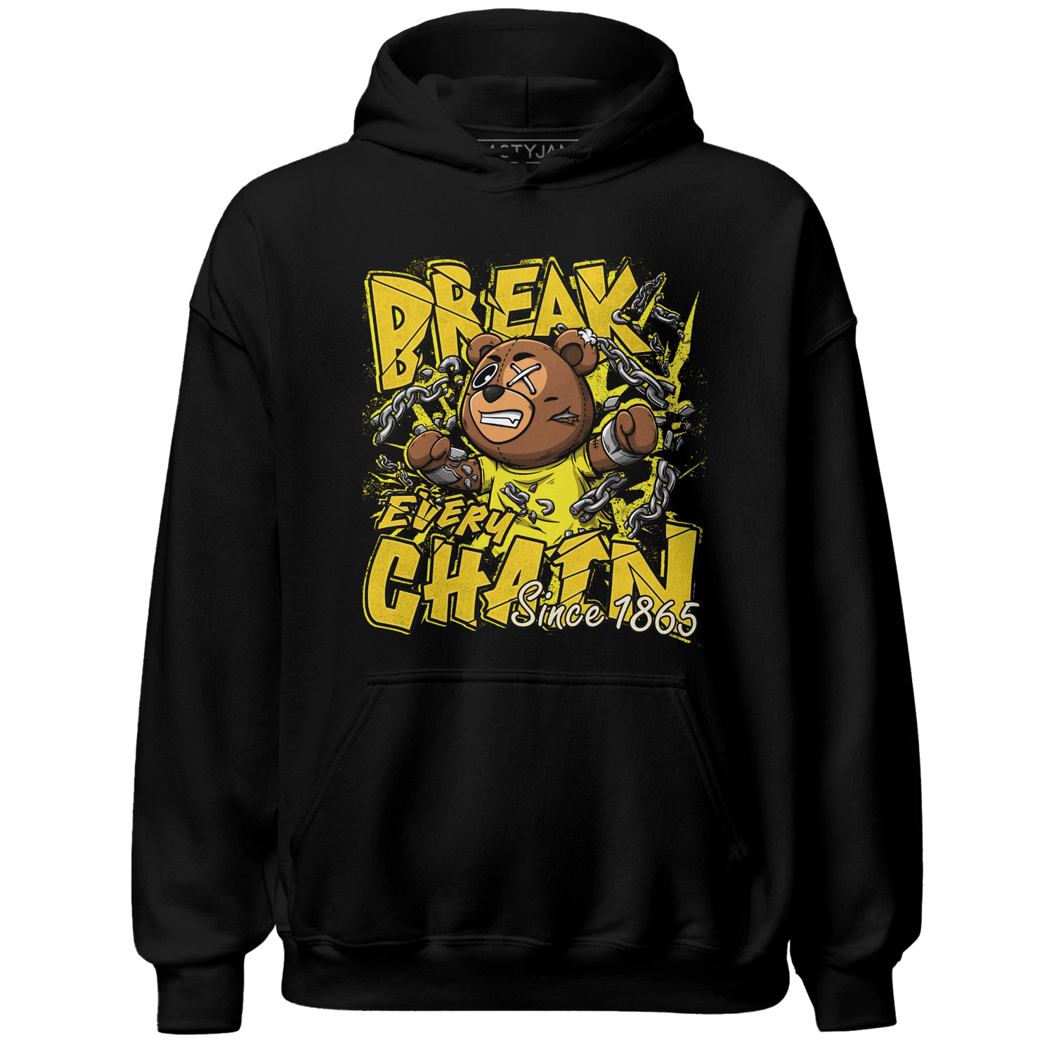 Vivid Sulfur 4s Hoodie Match BER Break Chain - NastyJamz