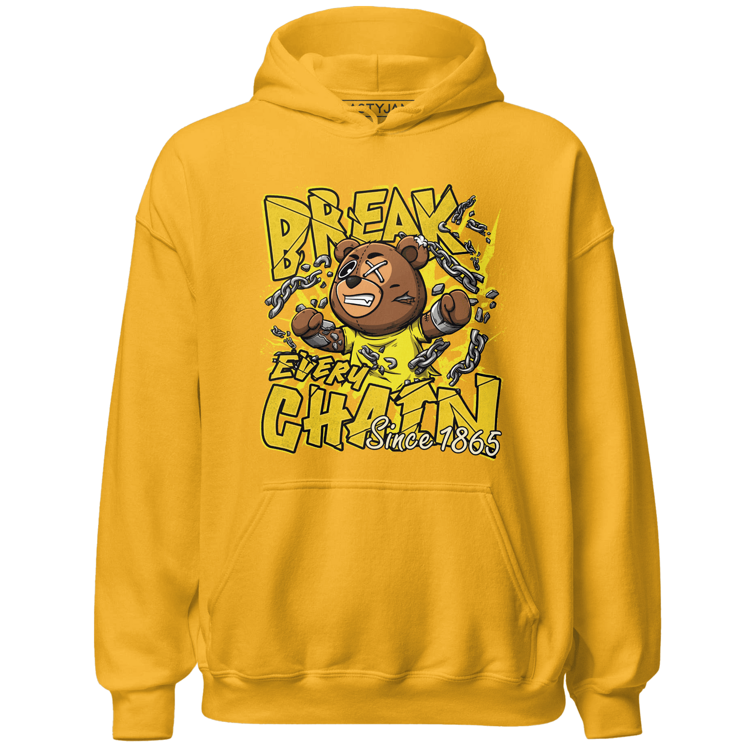 Vivid Sulfur 4s Hoodie Match BER Break Chain - NastyJamz