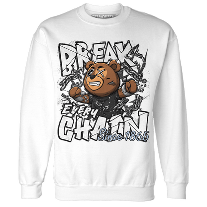 Reverse Oreo 6s Sweatshirt Match BER Break Chain - NastyJamz