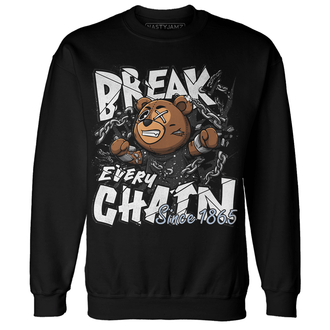 Reverse Oreo 6s Sweatshirt Match BER Break Chain - NastyJamz