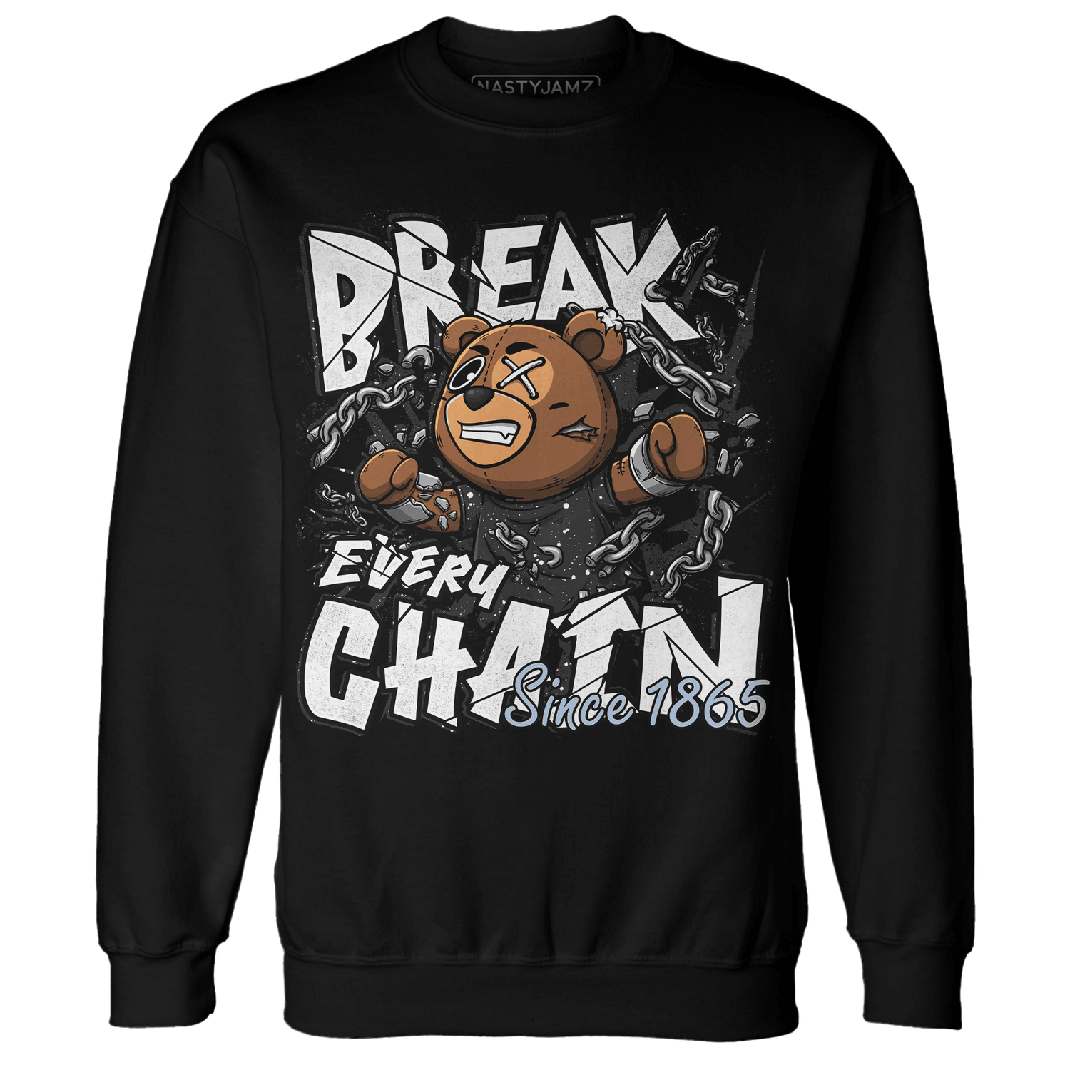 Reverse Oreo 6s Sweatshirt Match BER Break Chain - NastyJamz