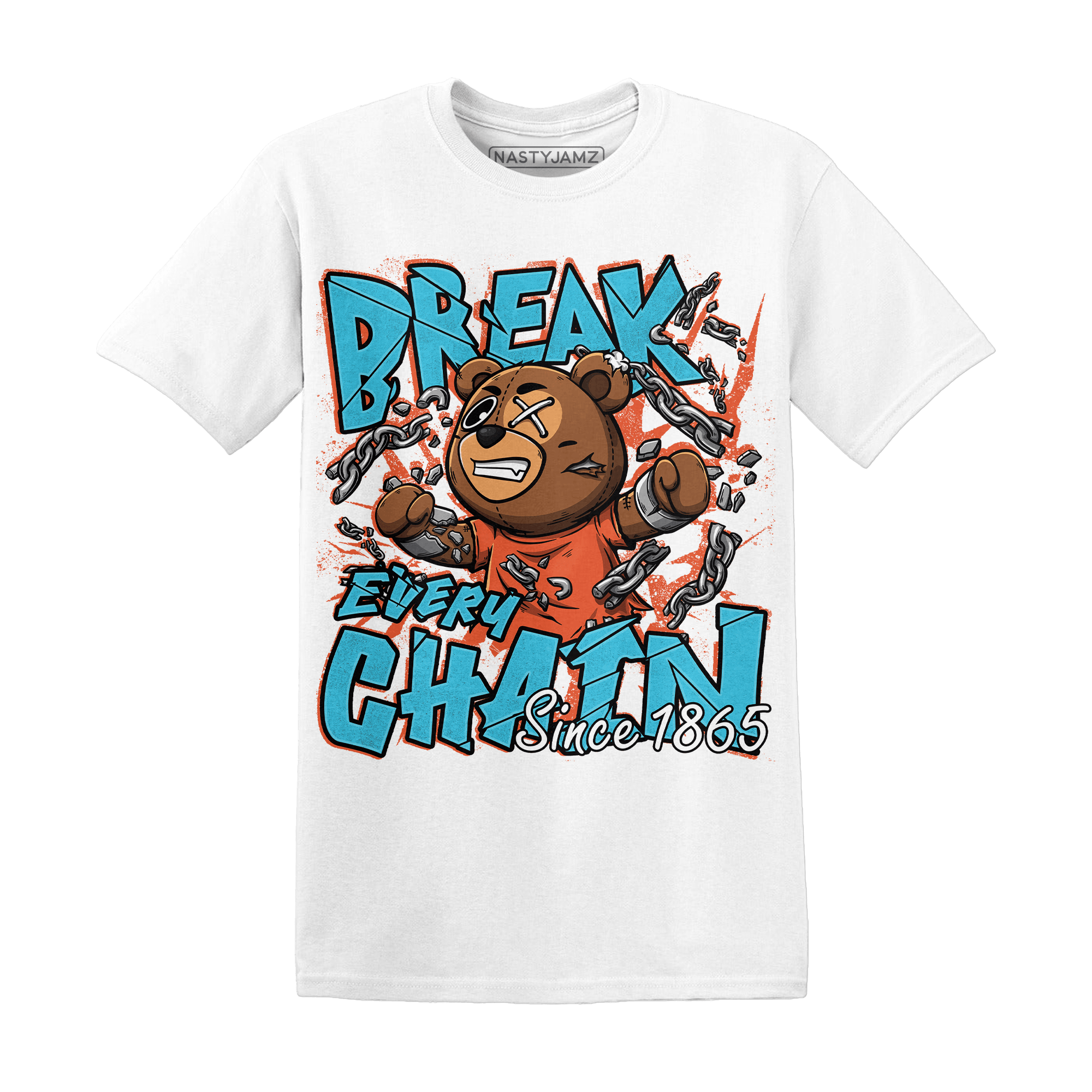 Dunk Low Dolphins T Shirt BER Break Chain - NastyJamz