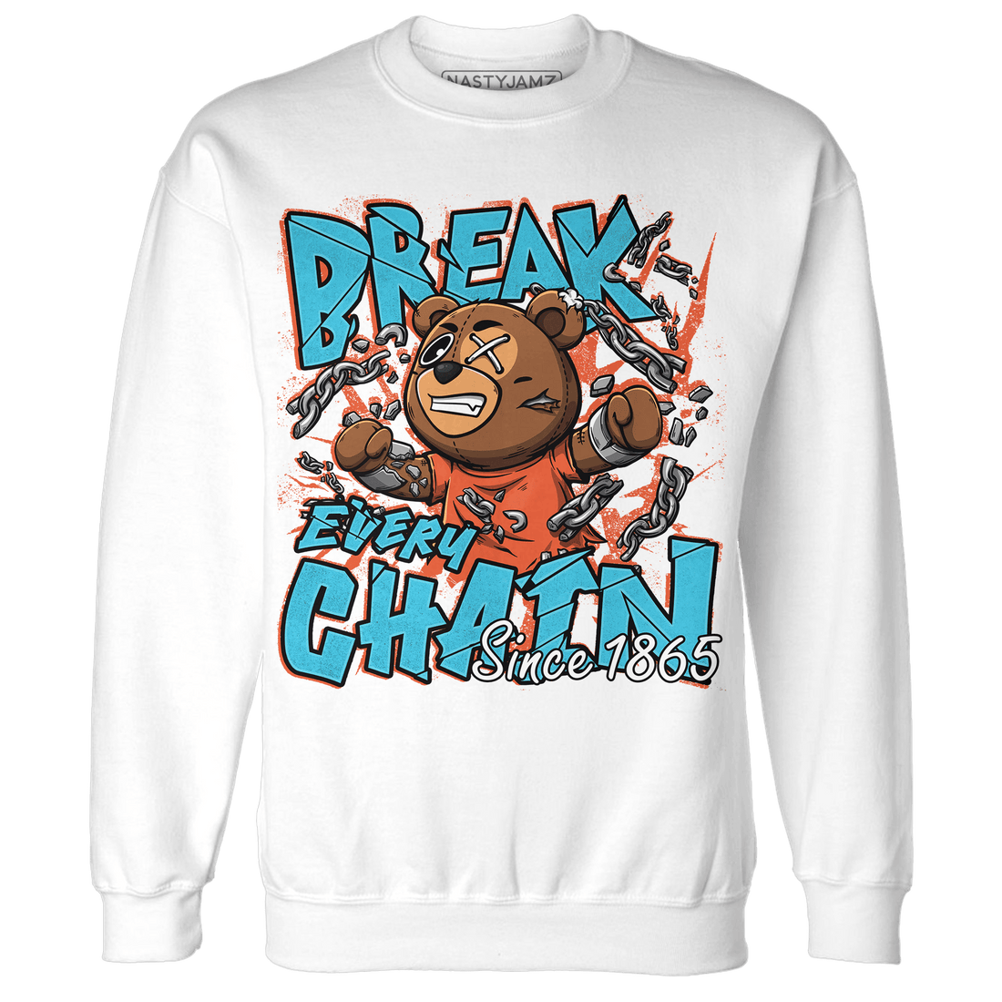 Dunk Low Dolphins Sweatshirt Match BER Break Chain - NastyJamz