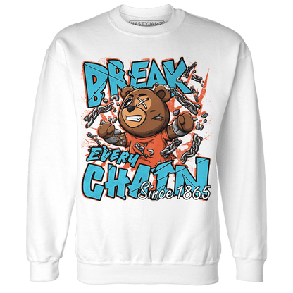 Dunk Low Dolphins Sweatshirt Match BER Break Chain - NastyJamz