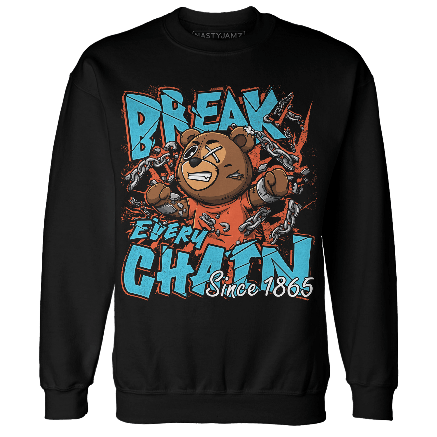 Dunk Low Dolphins Sweatshirt Match BER Break Chain - NastyJamz