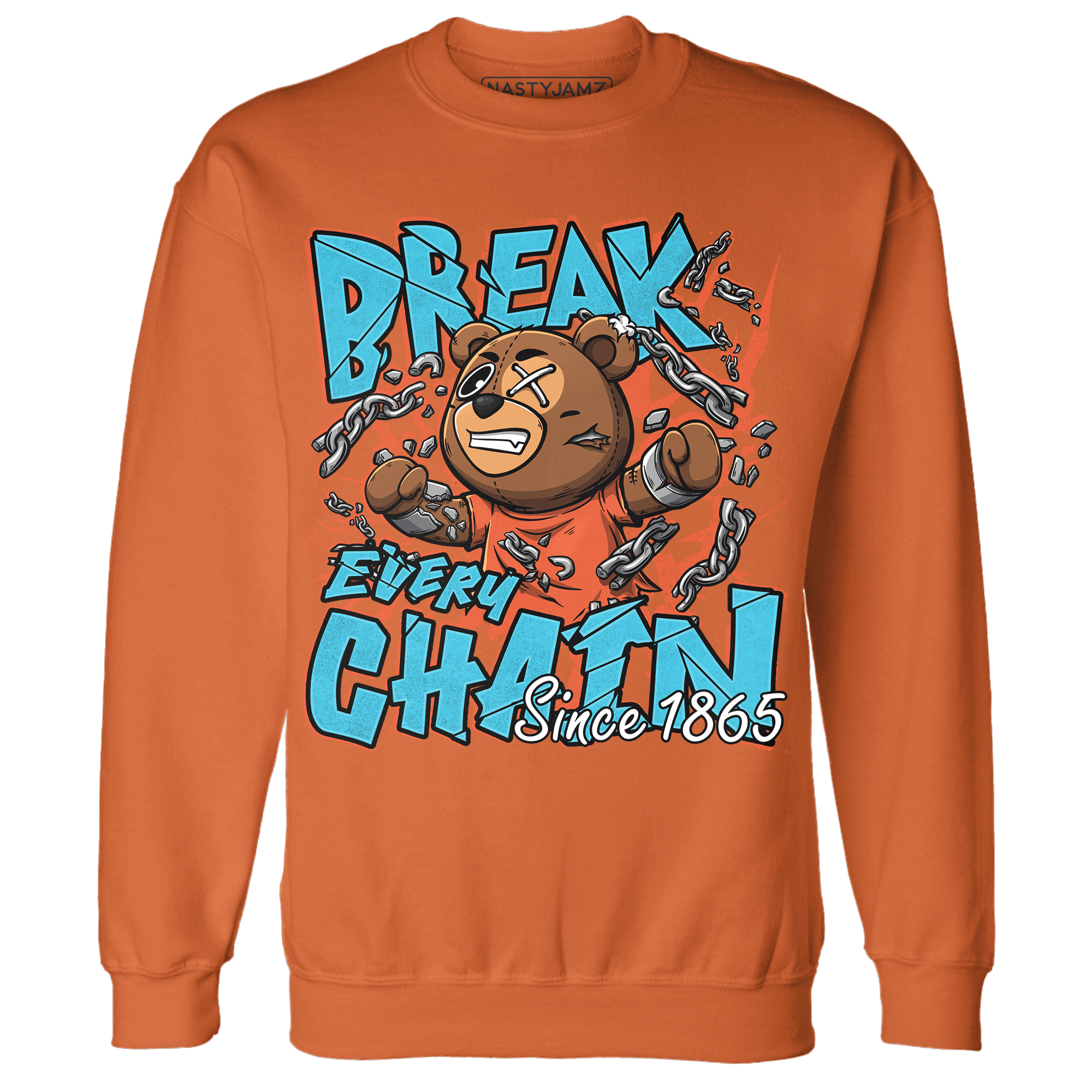 Dunk Low Dolphins Sweatshirt Match BER Break Chain - NastyJamz