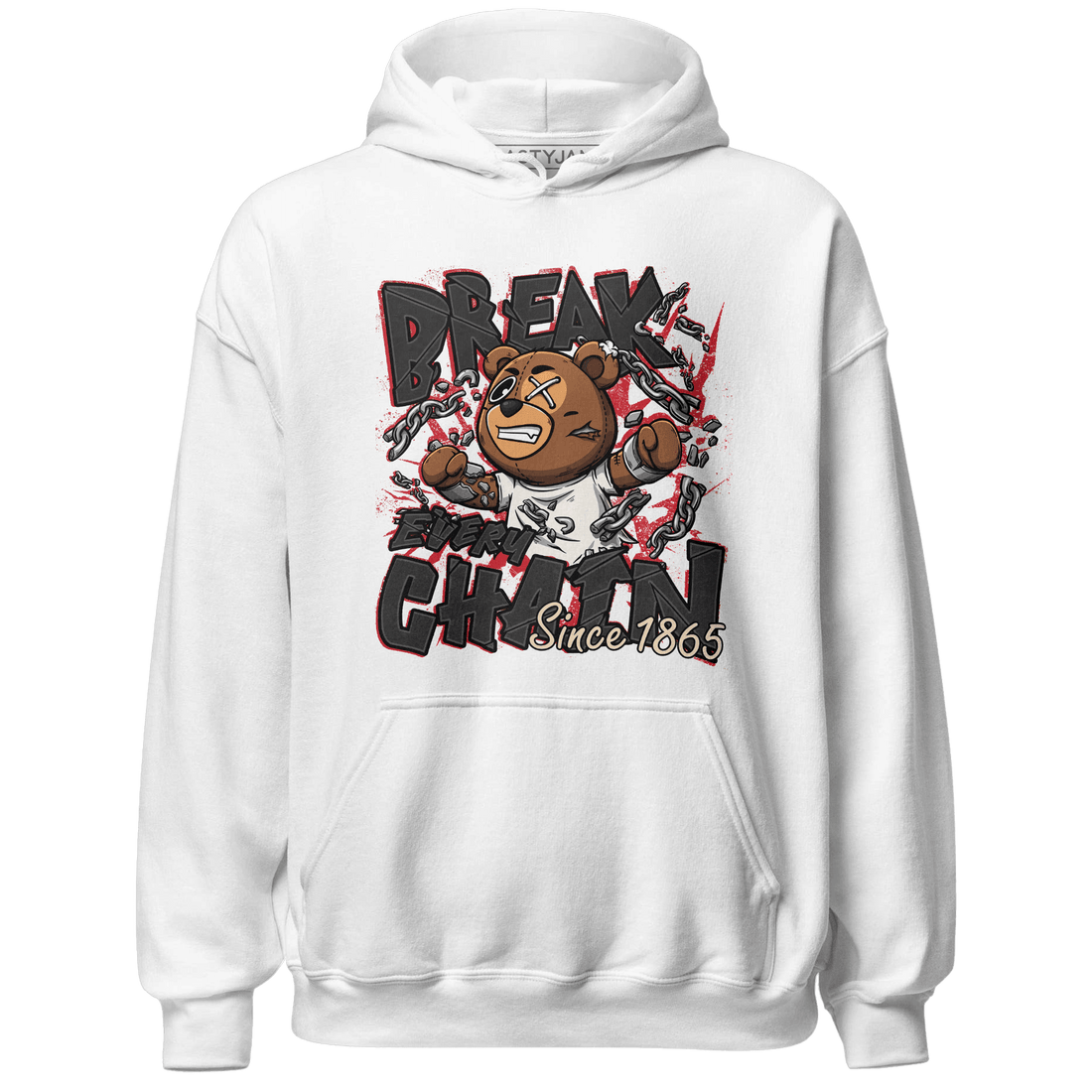 Jumman Jack University Red Hoodie Match BER Break Chain - NastyJamz