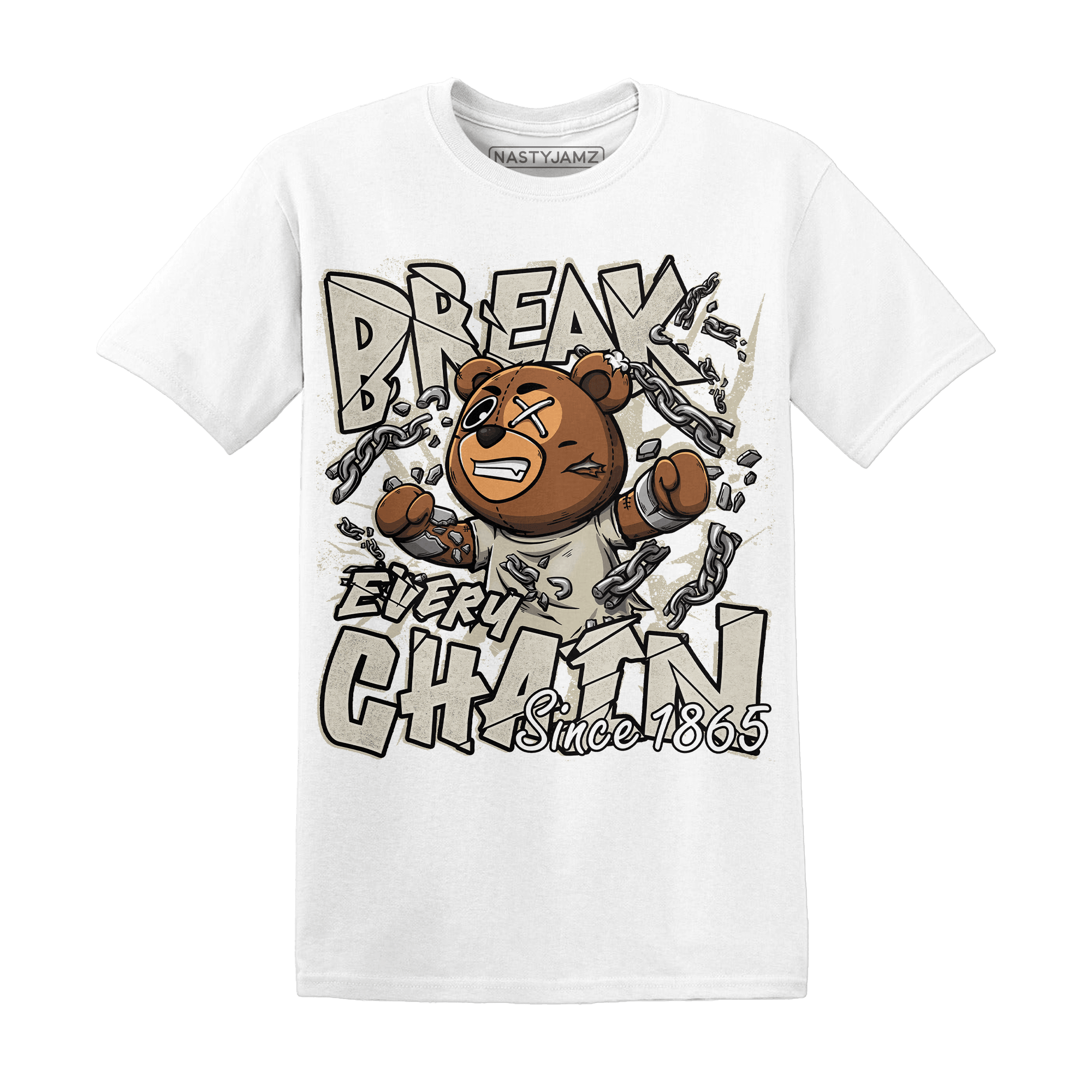 Gratitude 11s T Shirt BER Break Chain - NastyJamz