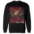 Cherry 12s Sweatshirt Match BER Break Chain - NastyJamz