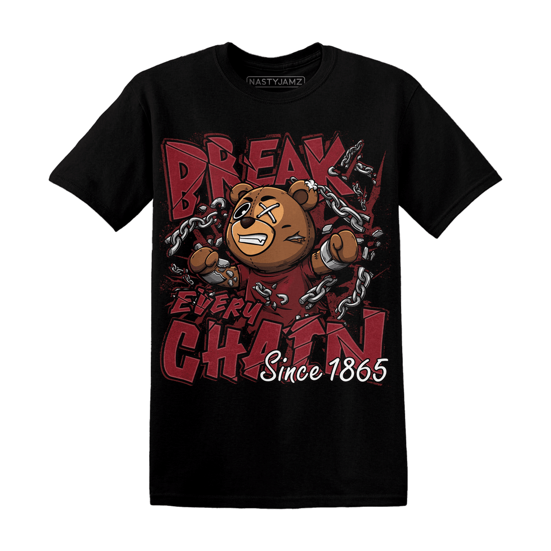 Cherry 12s T Shirt BER Break Chain - NastyJamz