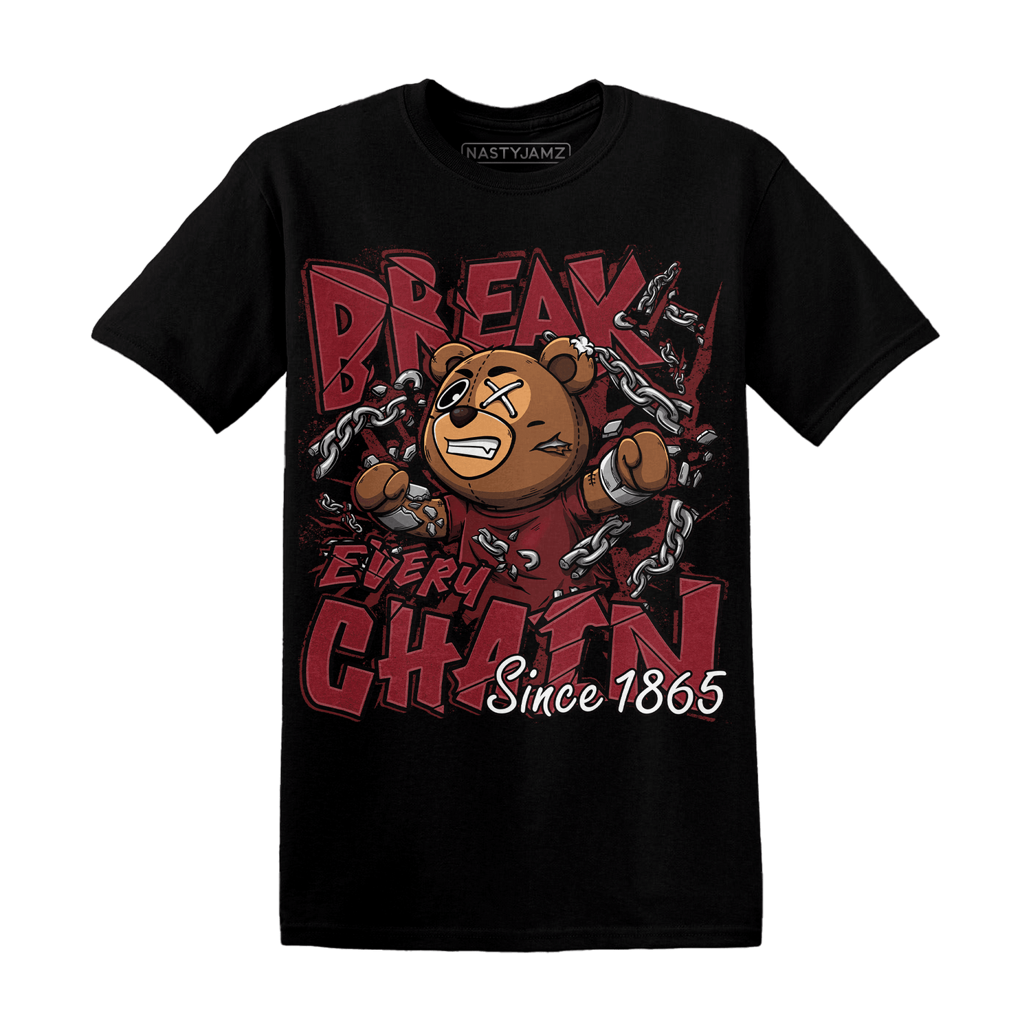 Cherry 12s T Shirt BER Break Chain - NastyJamz