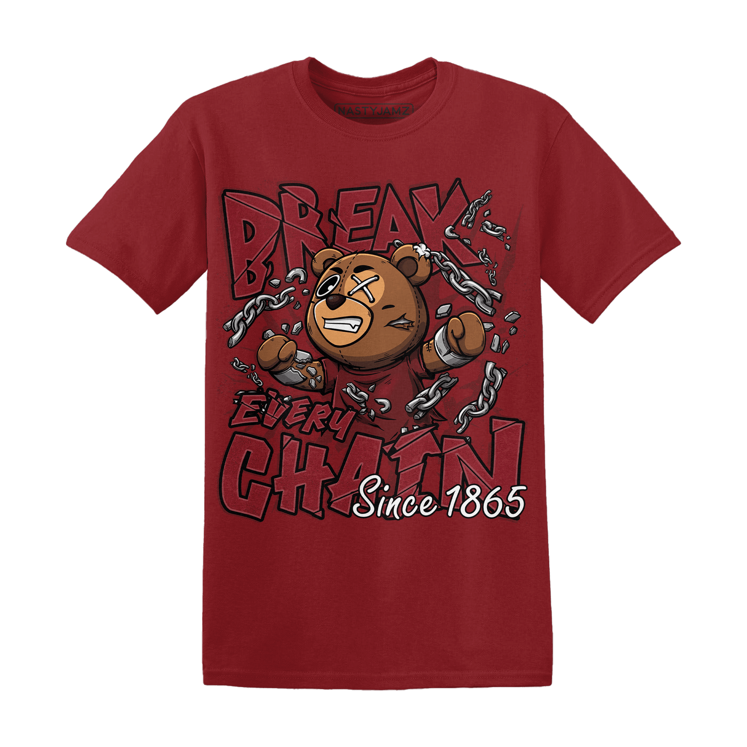 Cherry 12s T Shirt BER Break Chain - NastyJamz