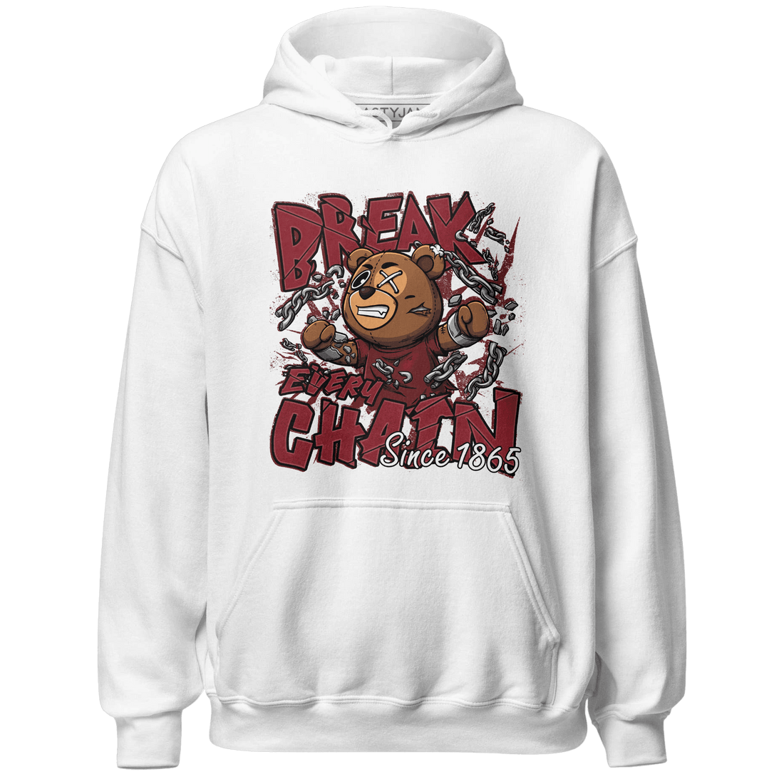 Cherry 12s Hoodie Match BER Break Chain - NastyJamz