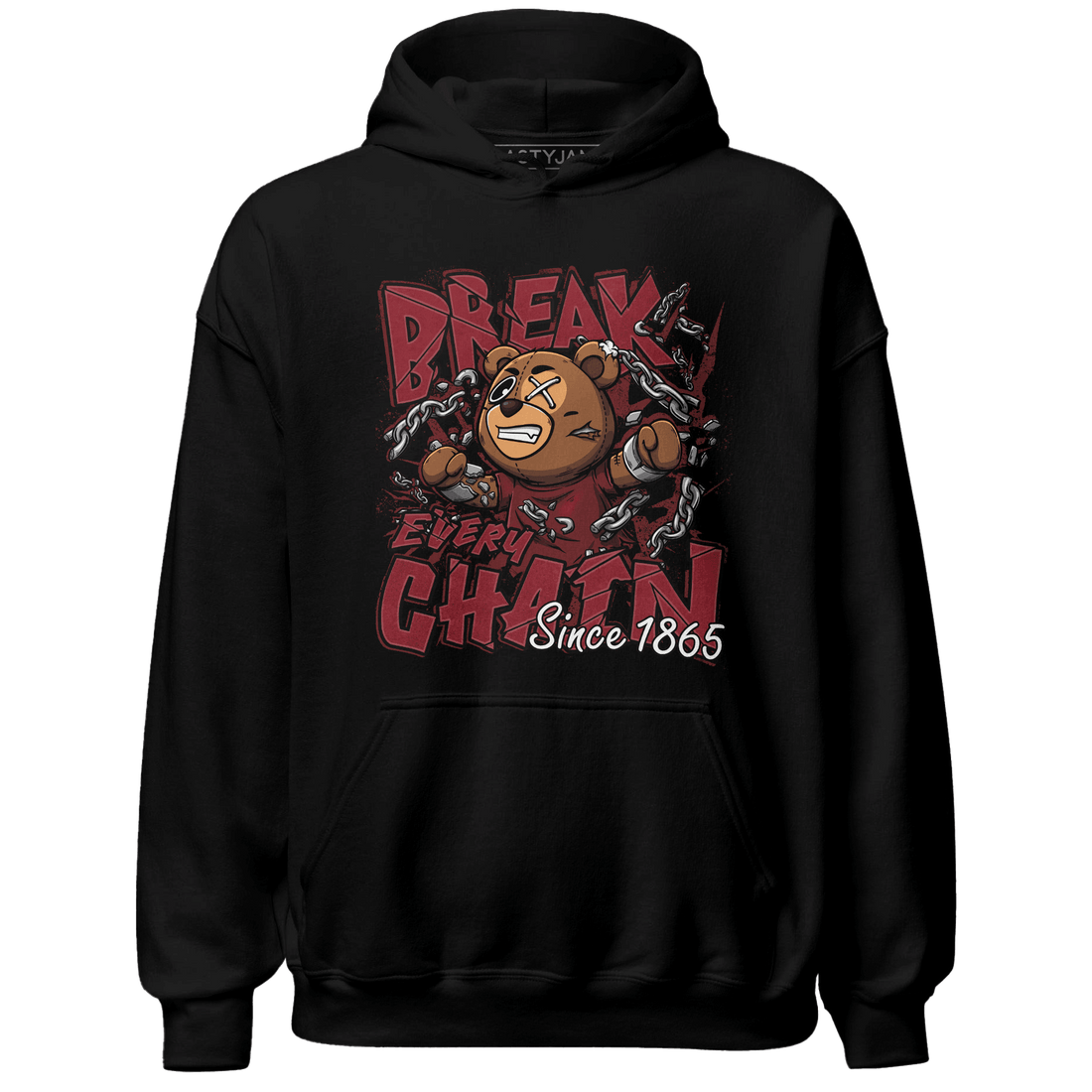 Cherry 12s Hoodie Match BER Break Chain - NastyJamz