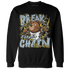 Blue Grey 13s Sweatshirt Match BER Break Chain - NastyJamz