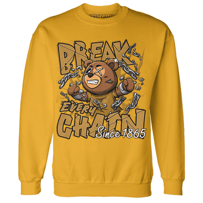 Wheat 13s Sweatshirt Match BER Break Chain - NastyJamz