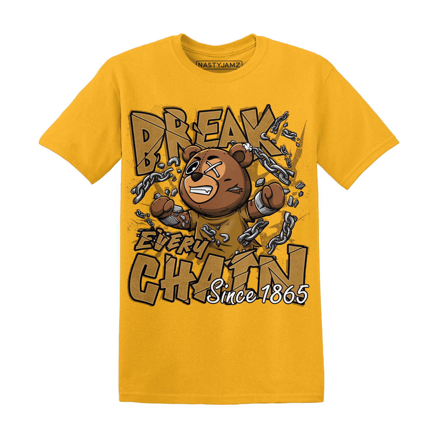 Wheat 13s T Shirt BER Break Chain - NastyJamz