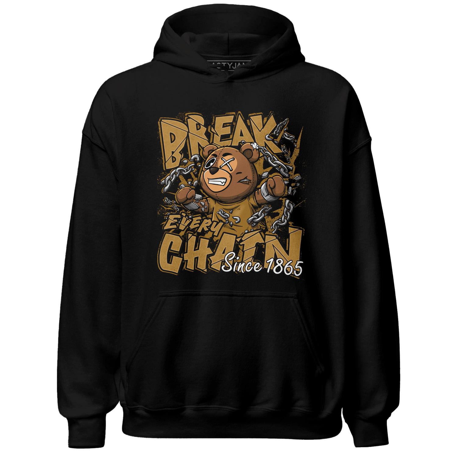 Wheat 13s Hoodie Match BER Break Chain - NastyJamz