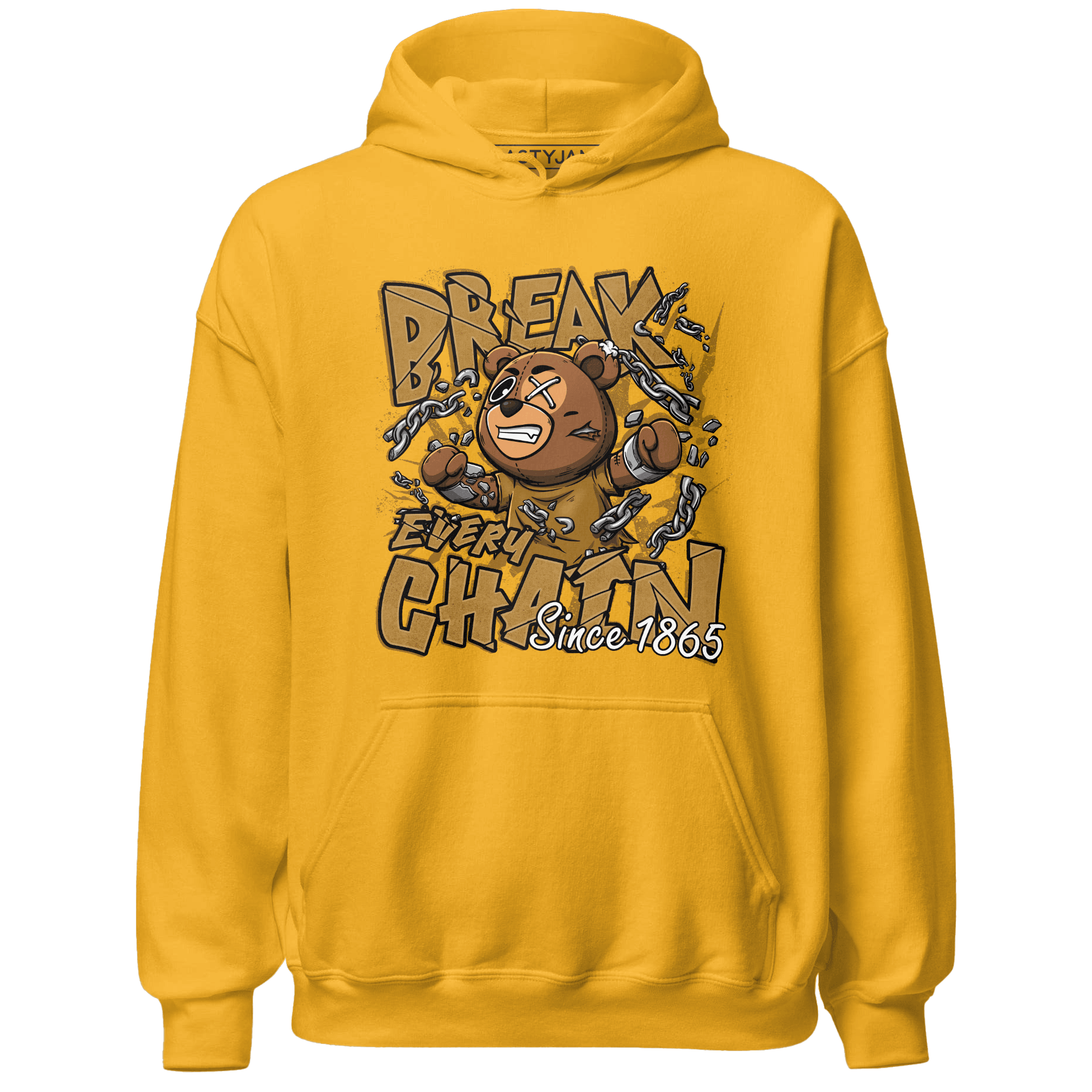 Wheat 13s Hoodie Match BER Break Chain - NastyJamz