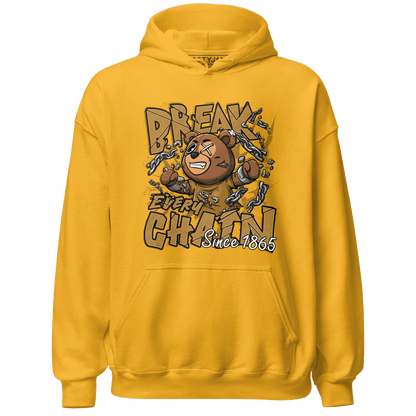 Wheat 13s Hoodie Match BER Break Chain - NastyJamz