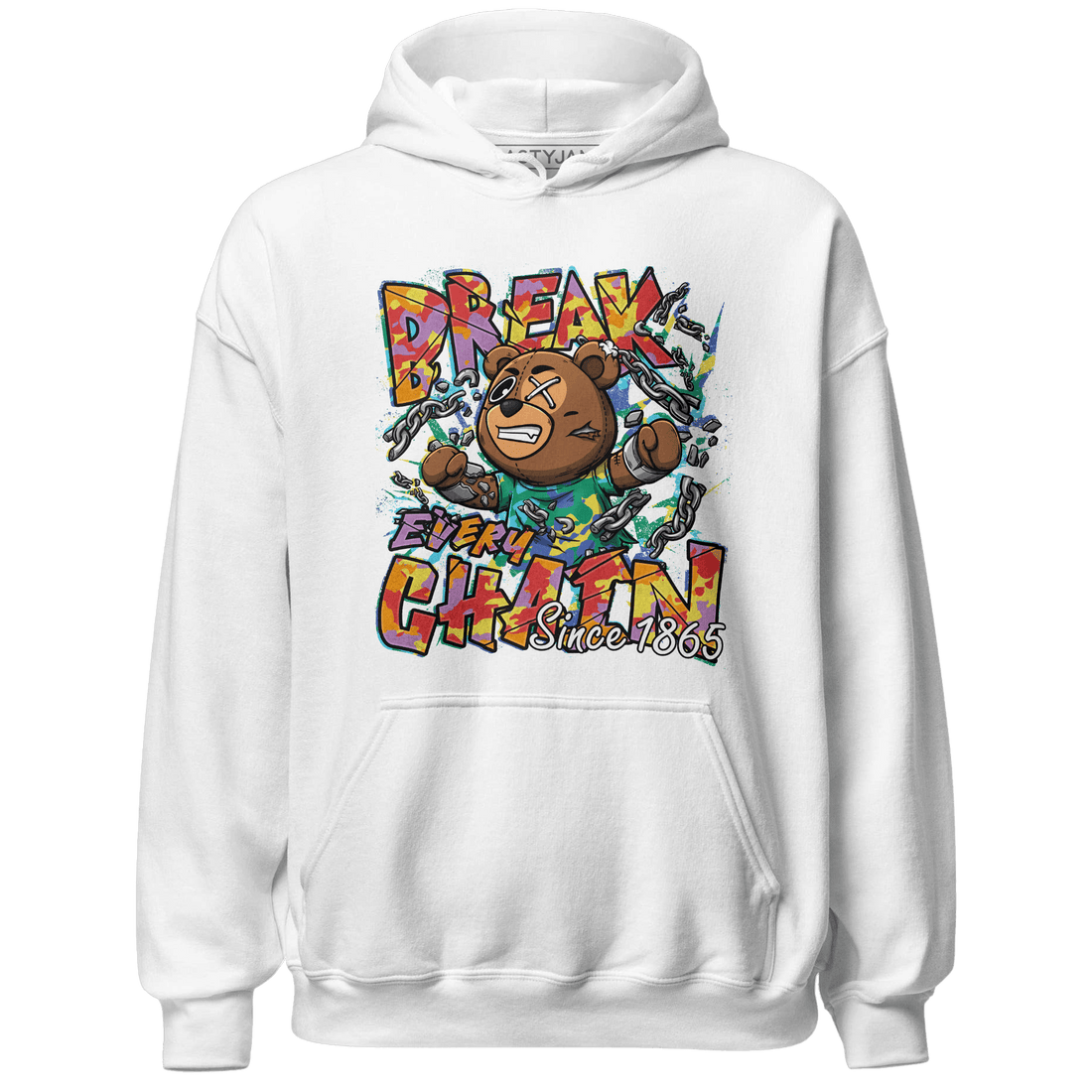 Mid GS Six Championships 1s Hoodie Match BER Break Chain - NastyJamz