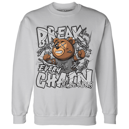 Retro High OG Black White 1s Sweatshirt Match BER Break Chain - NastyJamz