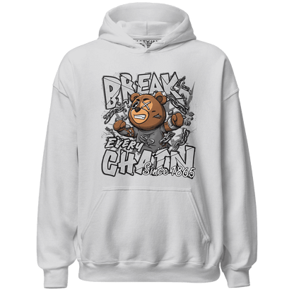 Retro High OG Black White 1s Hoodie Match BER Break Chain - NastyJamz