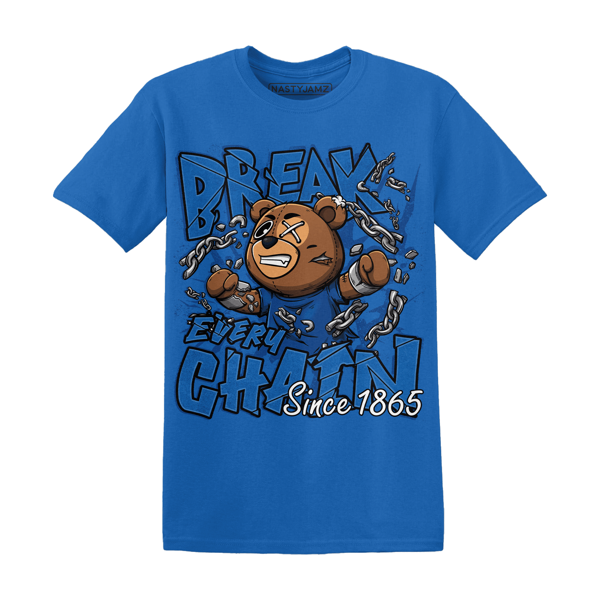 Royal Reimagined 1s T Shirt BER Break Chain - NastyJamz