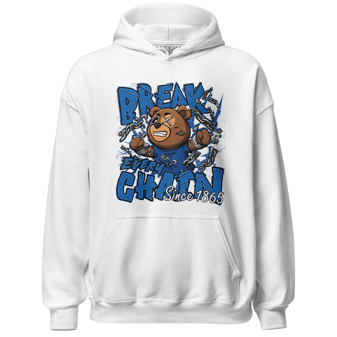 Royal Reimagined 1s Hoodie Match BER Break Chain - NastyJamz