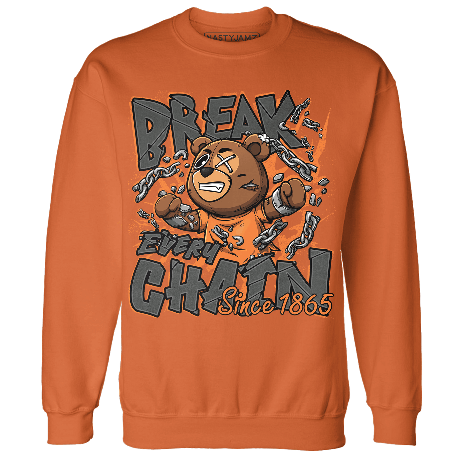 Fear Pack 3s Sweatshirt Match BER Break Chain - NastyJamz