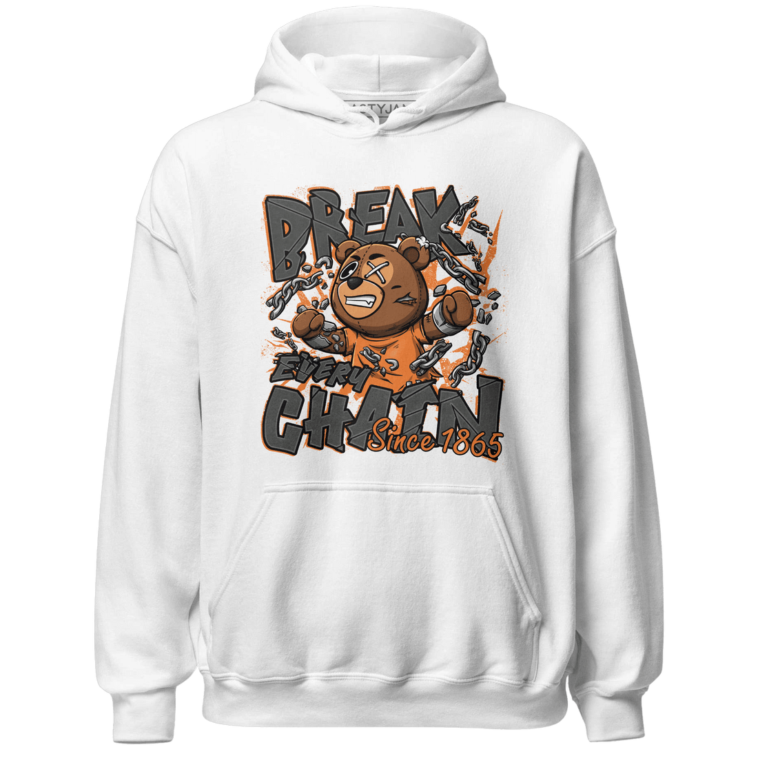 Fear Pack 3s Hoodie Match BER Break Chain - NastyJamz