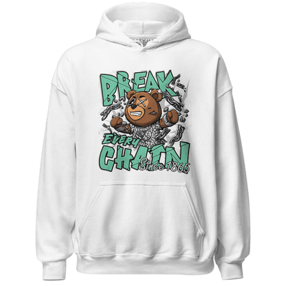 Green Glow 3s Hoodie Match BER Break Chain - NastyJamz